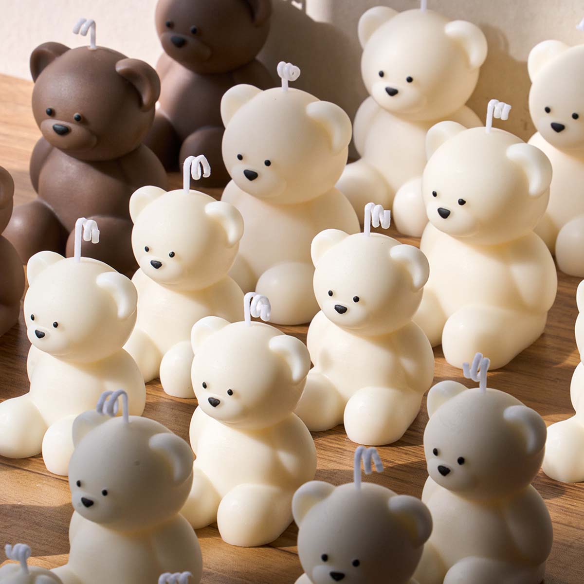 Candle Making Fat - S/M/L Size Bear Silicone Candle Mold