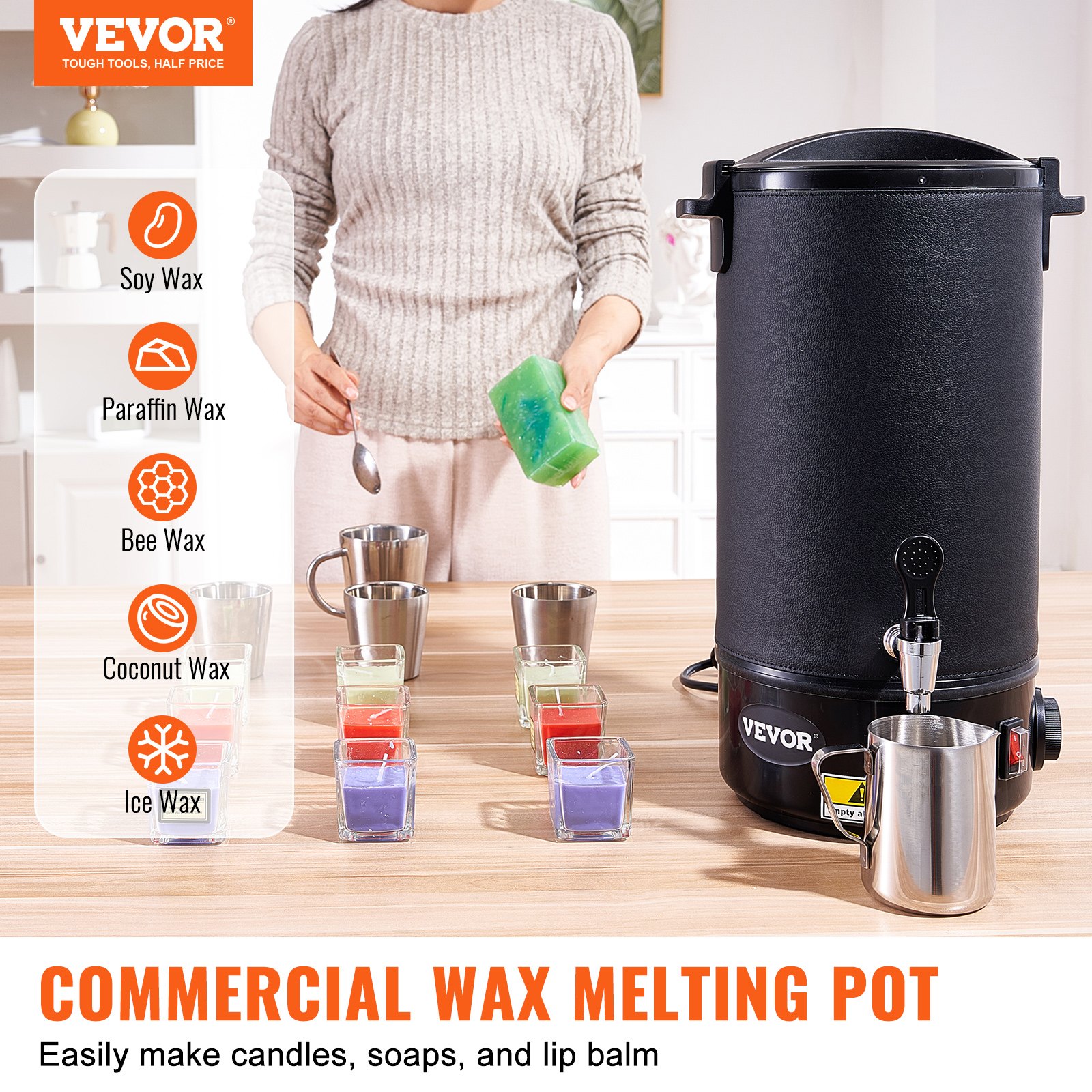 Candle Making Pot - 10 L Wax Melter For Candle