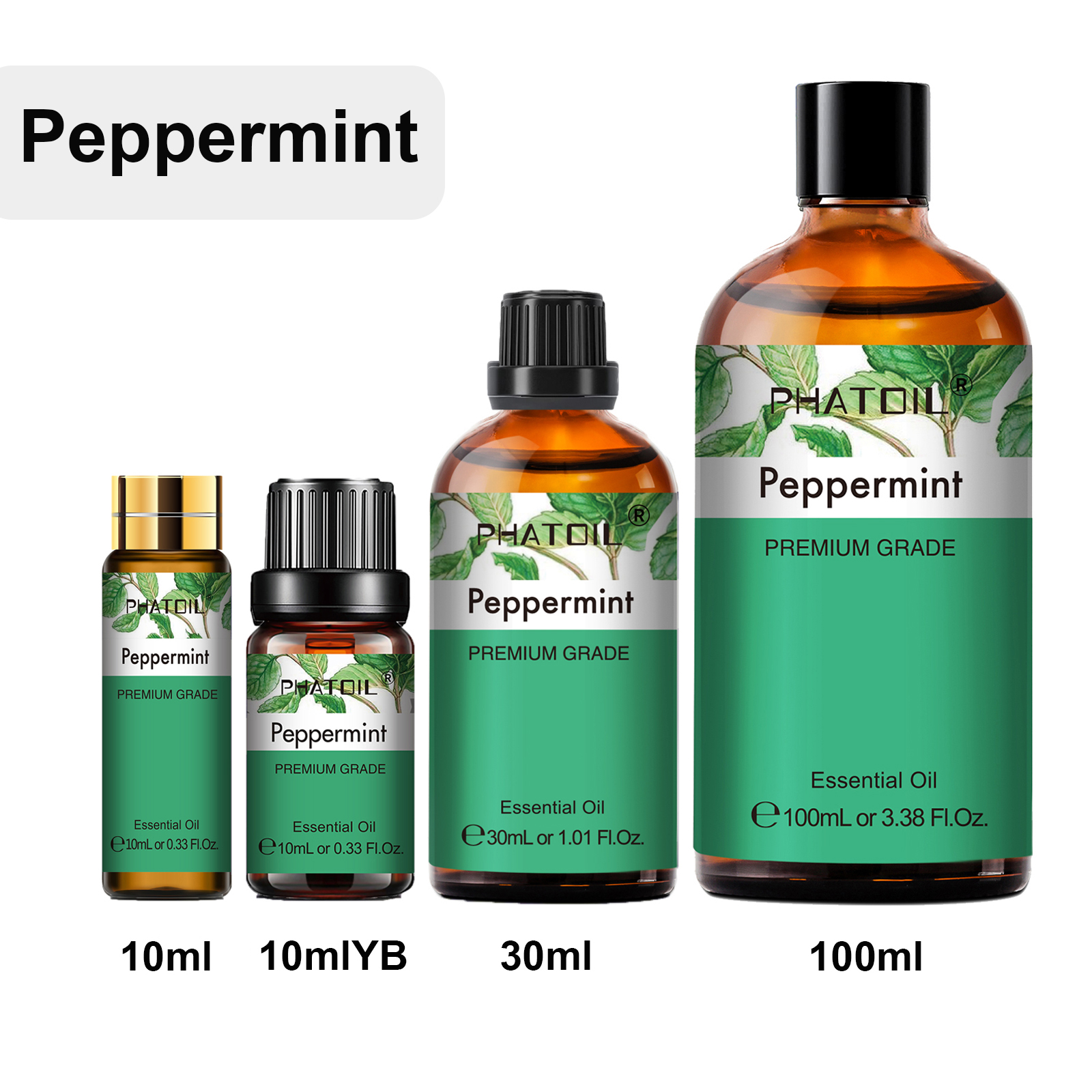 Candle Making Raw Material - PHATOIL 1PCS 10ml/30ml/100ml Natural Peppermint Essential