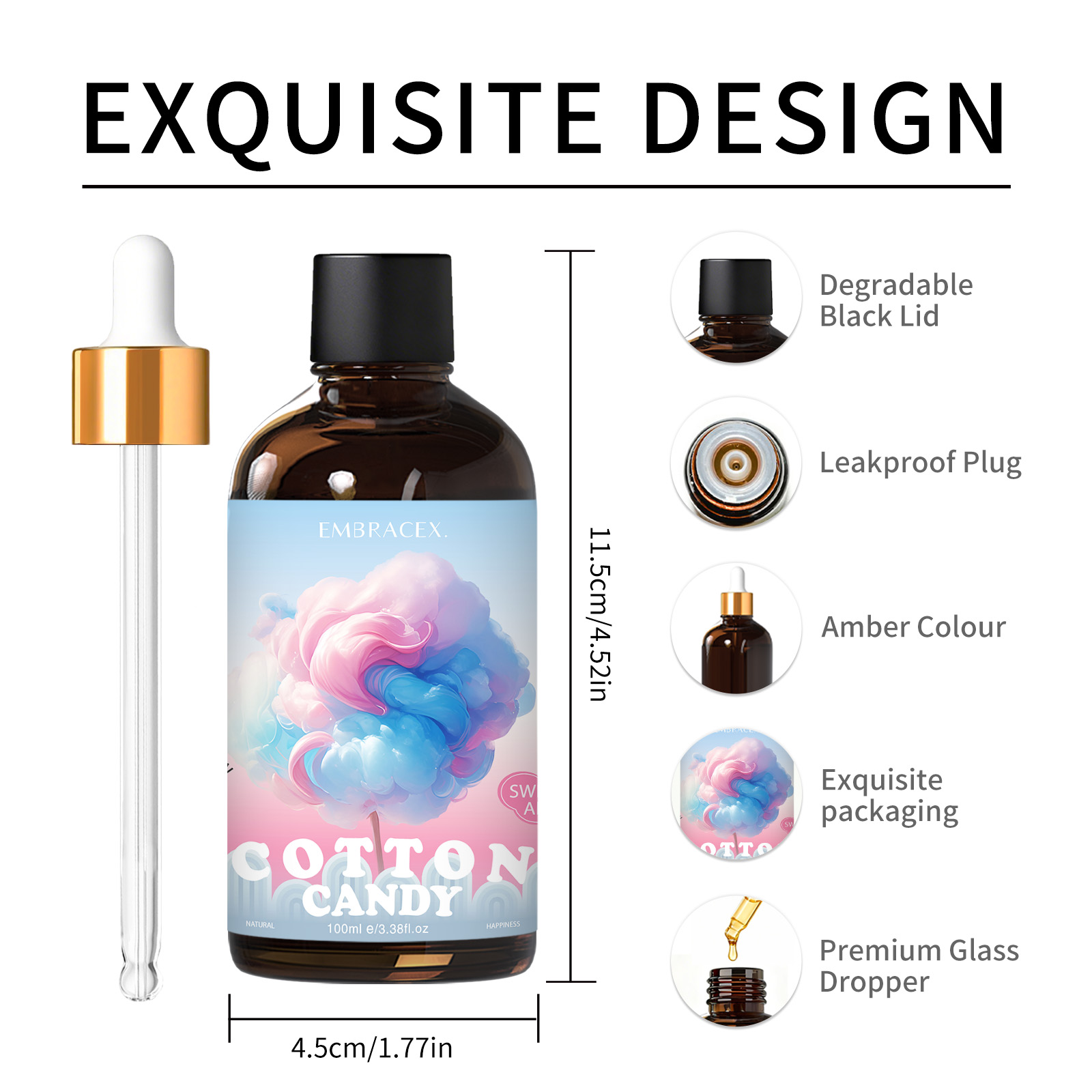 100ml Cotton Candy Essential O – Candle Making Raw Material Bewertung und Preis