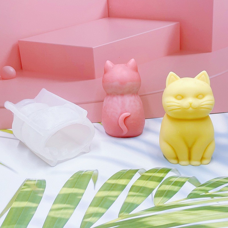 3D Fat Cat  Animal Silicone Ca – Candle Making Fat Bewertung und Preis
