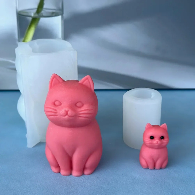3D Fat Cat  Animal Silicone Ca – Candle Making Fat Bewertung und Preis