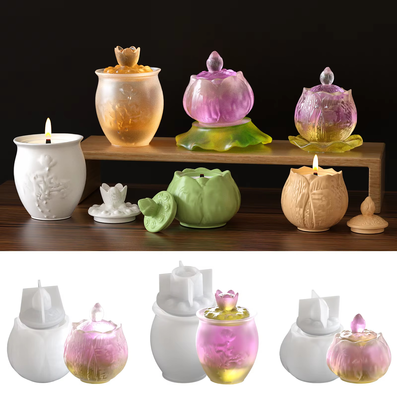 Diy Lotus Lamp Storage Can Sil – Candle Making Pot Bewertung und Preis
