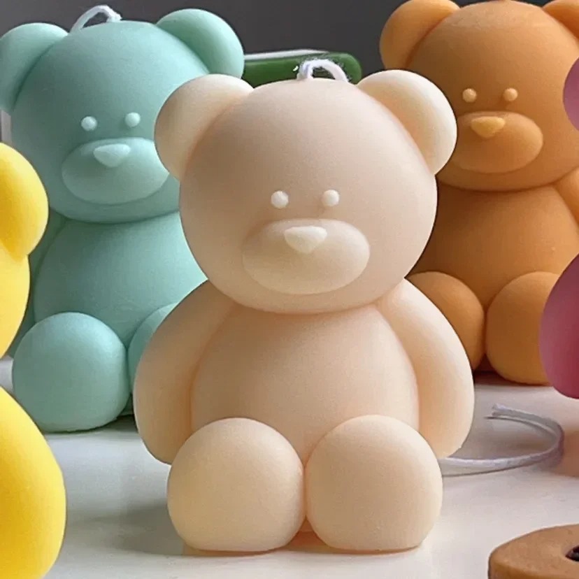 3D Cute Cartoon Bear Silicone  – Candle Making Diy Kit Bewertung und Preis