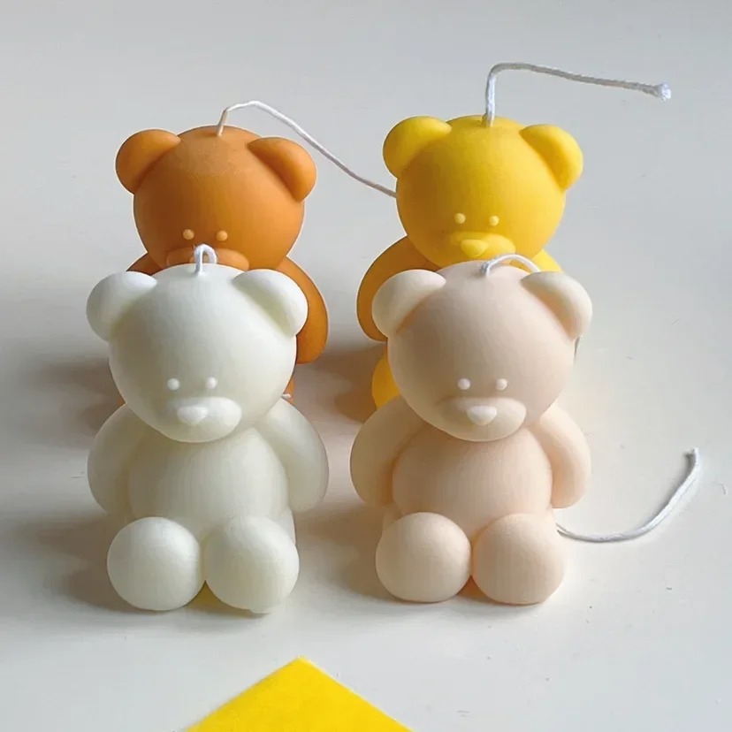 3D Cute Cartoon Bear Silicone  – Candle Making Diy Kit Bewertung und Preis