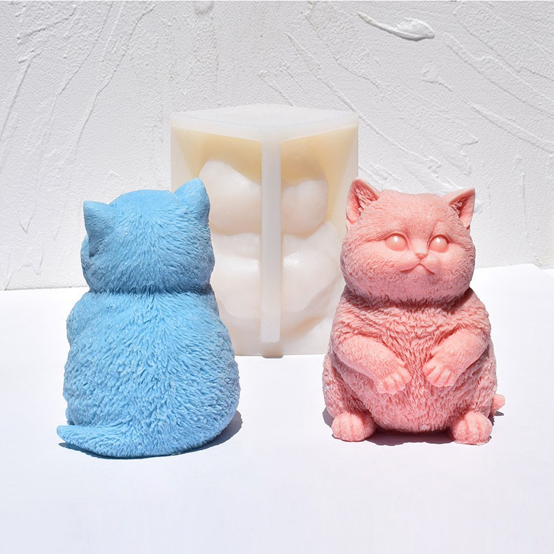 3D Fat Cat Silicone Candle Mol – Candle Making Fat Bewertung und Preis