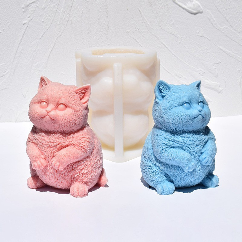 3D Fat Cat Silicone Candle Mol – Candle Making Fat Bewertung und Preis