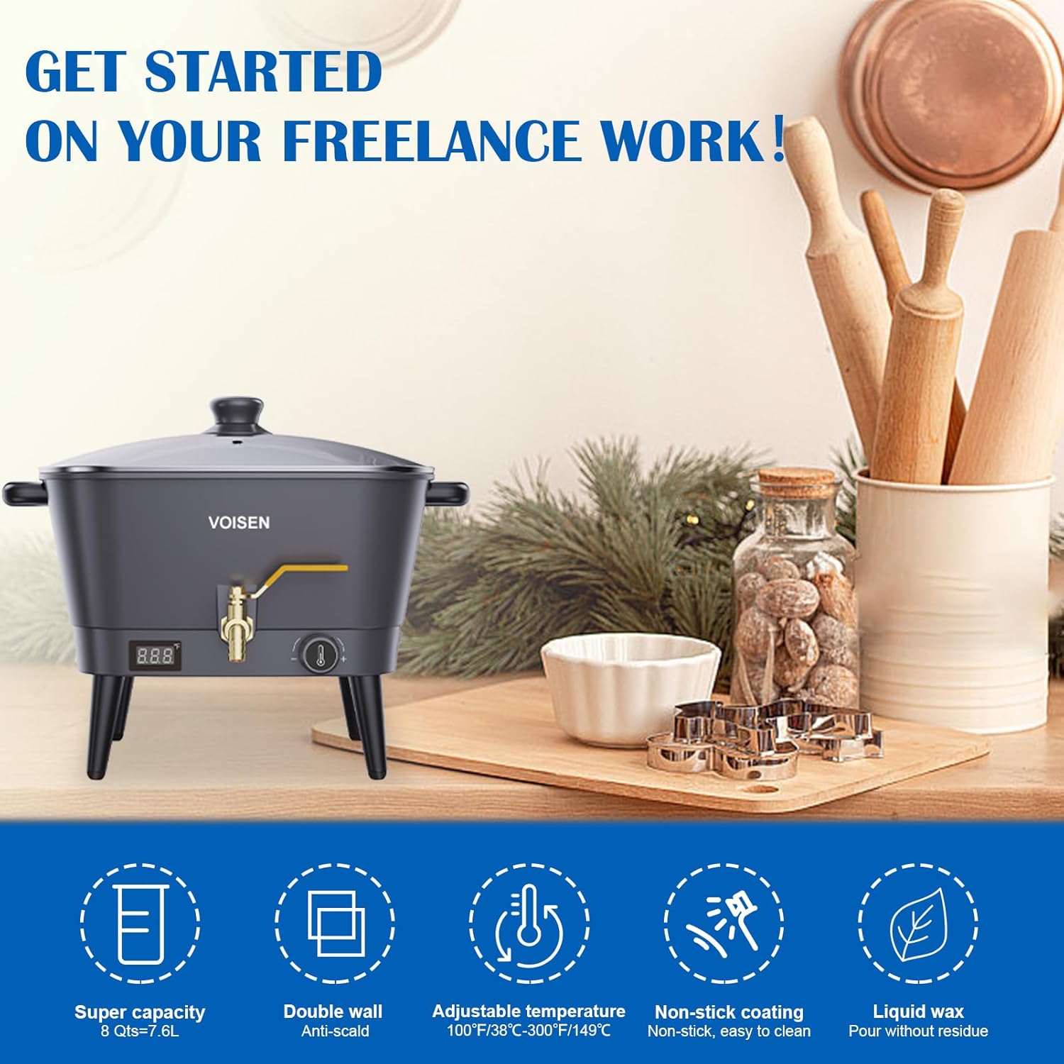 8Qt Electric Wax Melter for Ca – Candle Making Pot Bewertung und Preis