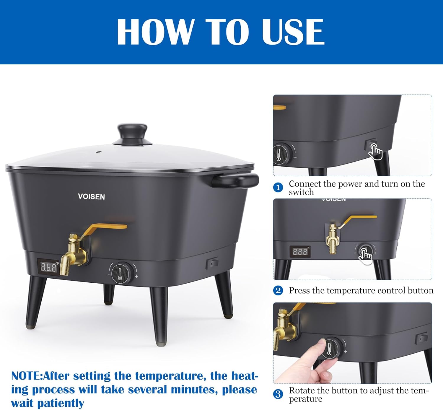8Qt Electric Wax Melter for Ca – Candle Making Pot Bewertung und Preis