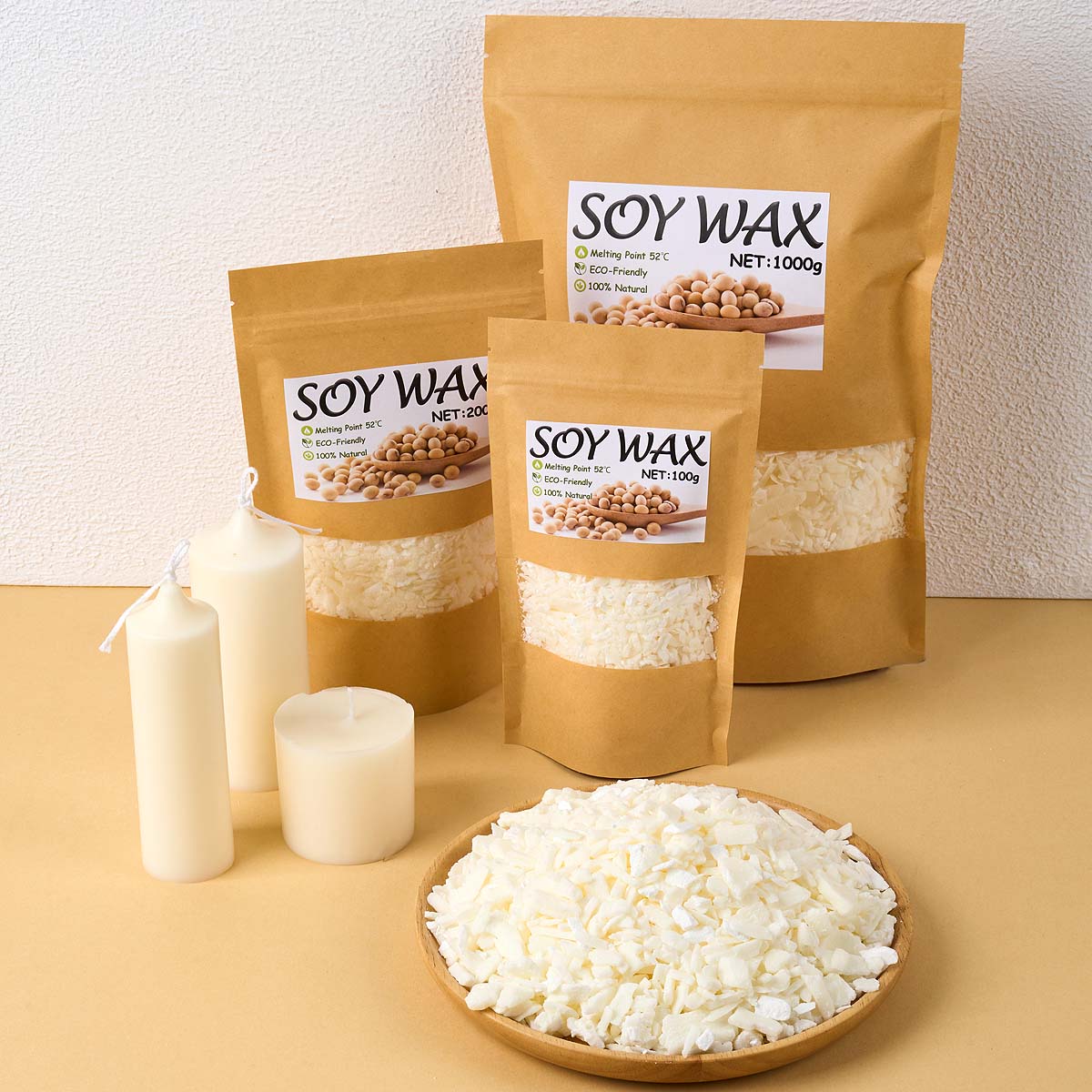 1 Pounds Pure White Soy Wax Fo – Candle Making Raw Material Bewertung und Preis