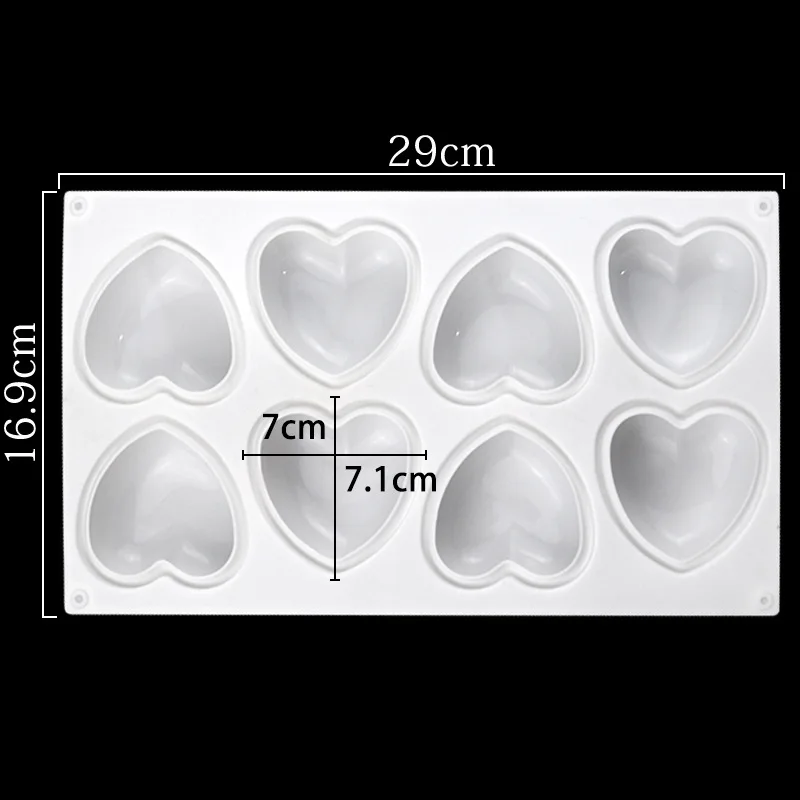Love Heart Silicone Soap Mold  – Candle Making Diy Kit Bewertung und Preis