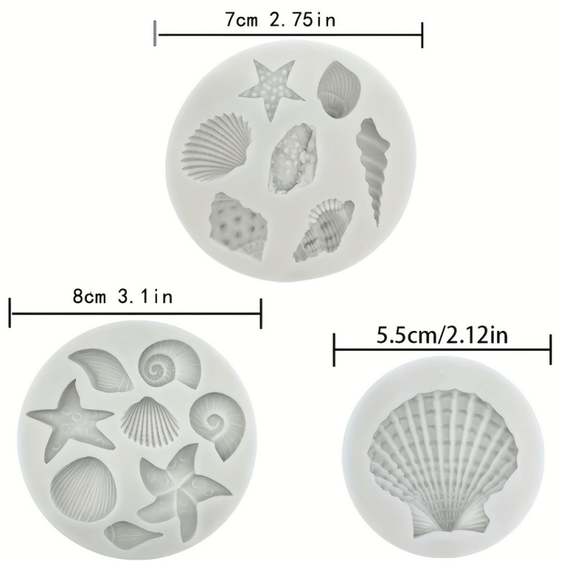 3pcs/set, shell mold set, irre – Candle Making Diy Kit Bewertung und Preis