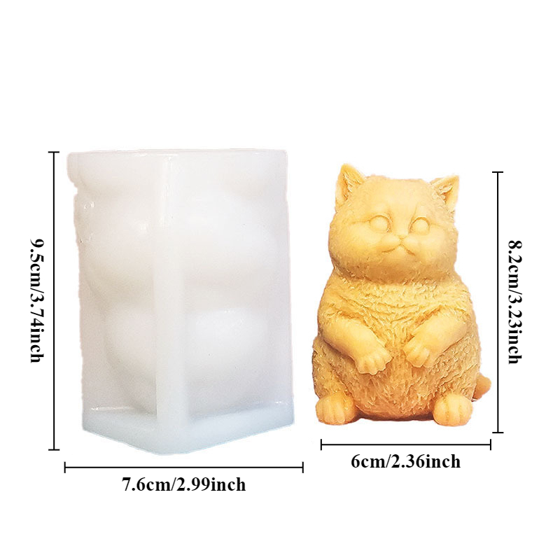 DIY Standing Fat Cat Silicone  – Candle Making Fat Bewertung und Preis