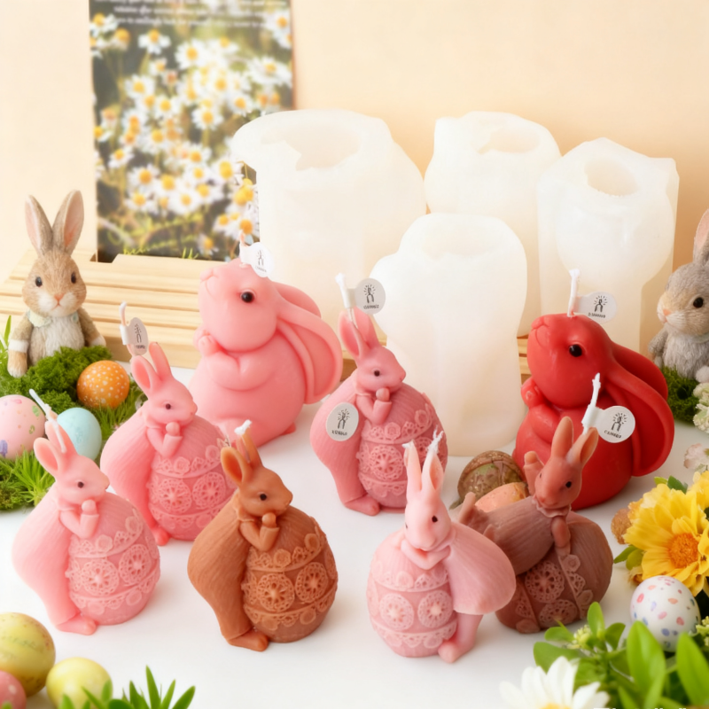 3D Easter Rabbit Silicone Mold – Candle Making Fat Bewertung und Preis