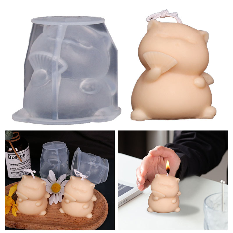 Cute Fat Cat Silicone Candle M – Candle Making Fat Bewertung und Preis