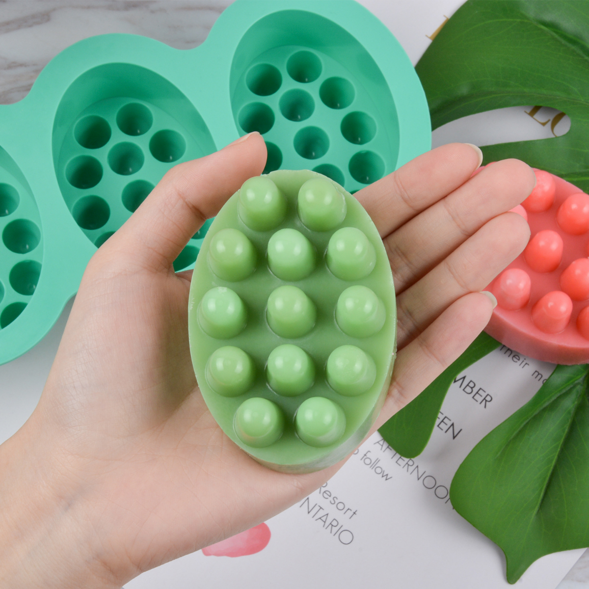 4 Hole Oval Massage Soap Silic – Candle Making Diy Kit Bewertung und Preis