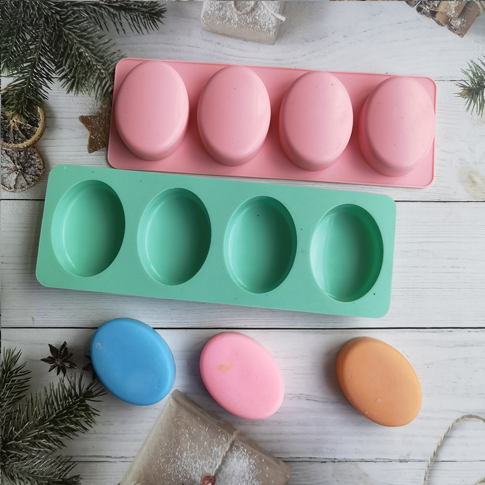 4 Cavities Oval Handmade Soap  – Candle Making Diy Kit Bewertung und Preis