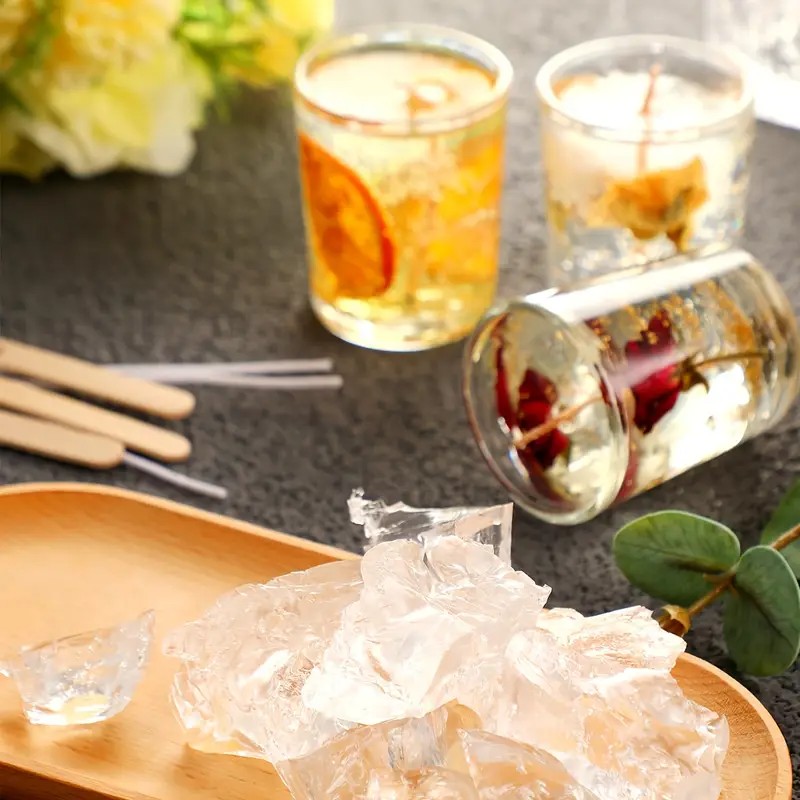 Transparent Crystal Wax, Jelly – Candle Making Raw Material Bewertung und Preis